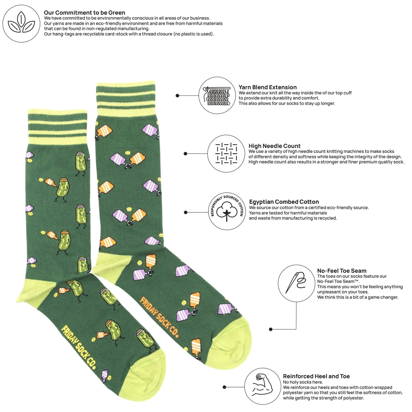 Mismatched Pickleball Socks
