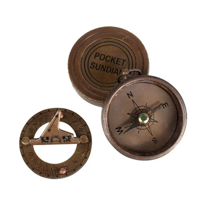 Pocket Compass and Sundial