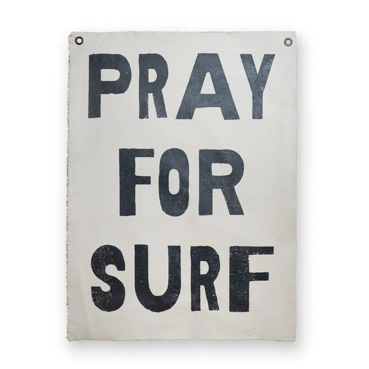 Pray For Surf Wall Canvas