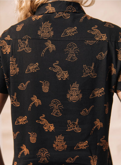 Spicy Noods Button-Down