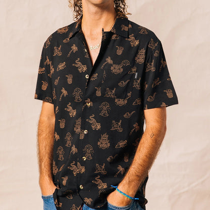 Spicy Noods Button-Down