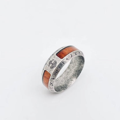 Tree of Life Rune Stainless Steel Ring