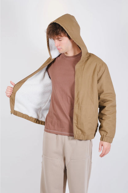 Canvas Workwear Sherpa Lined Jacket