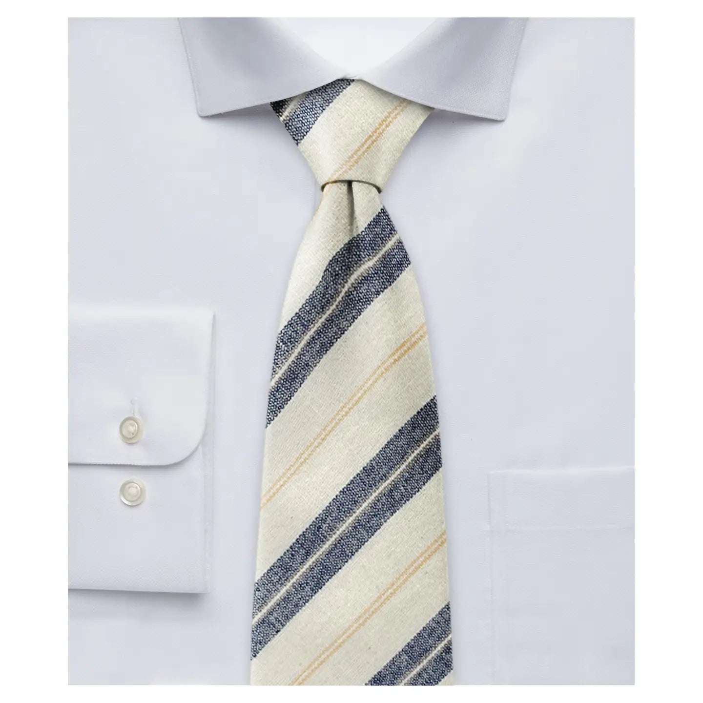 Striped Cotton Tie