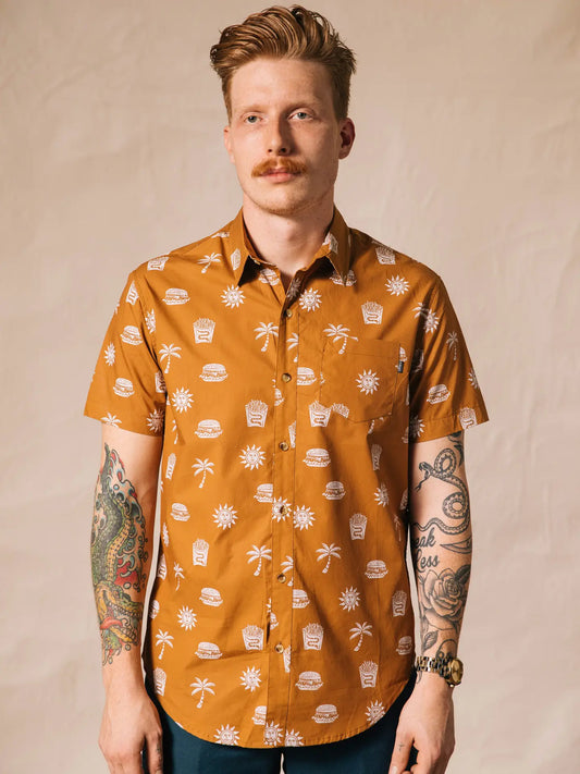 Take it Greasy Button Up Shirt