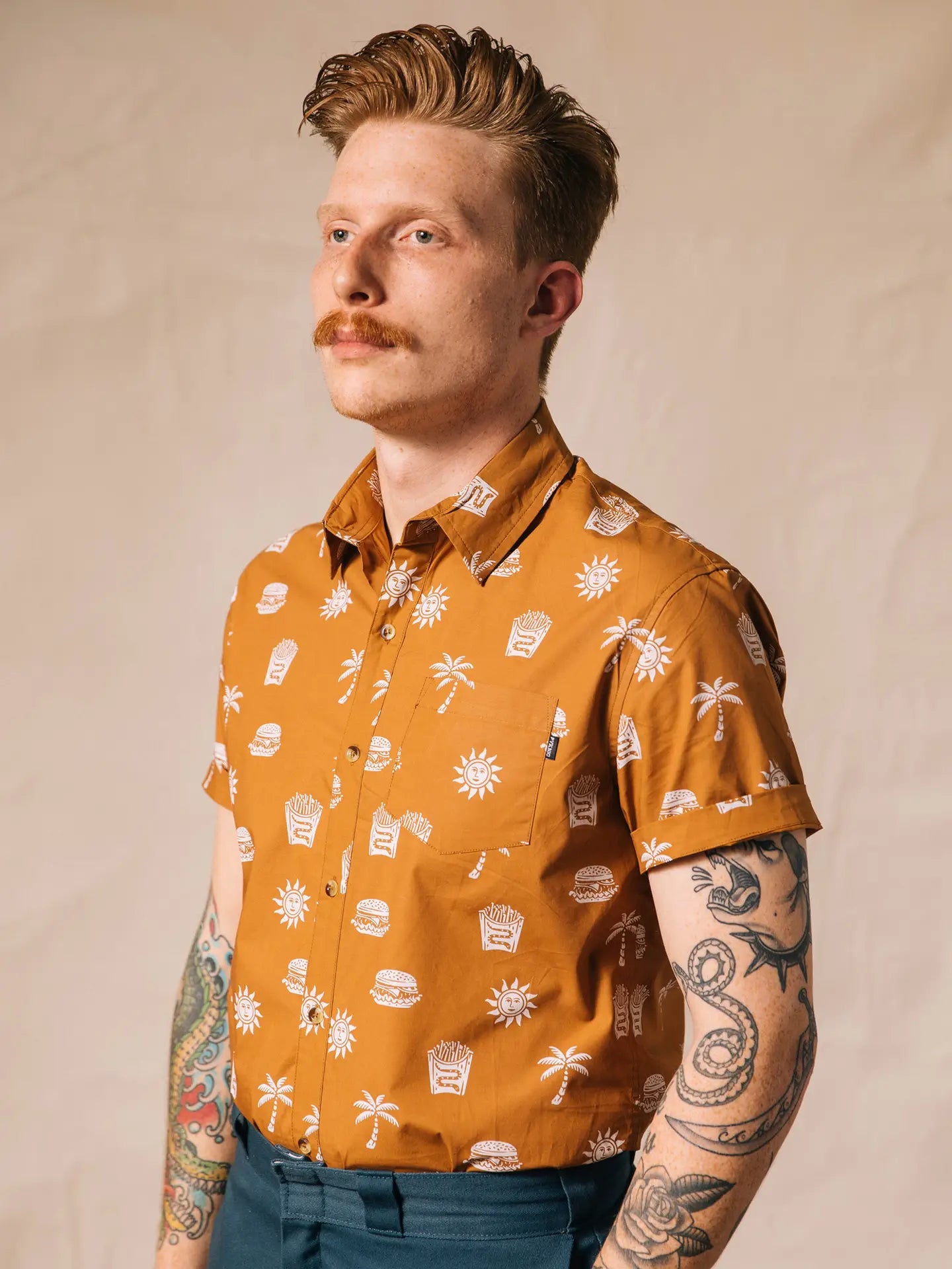 Take it Greasy Button Up Shirt