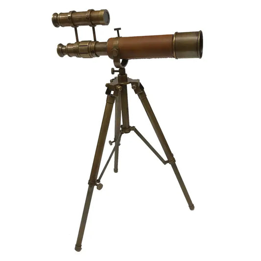 Brass and Leather Telescope