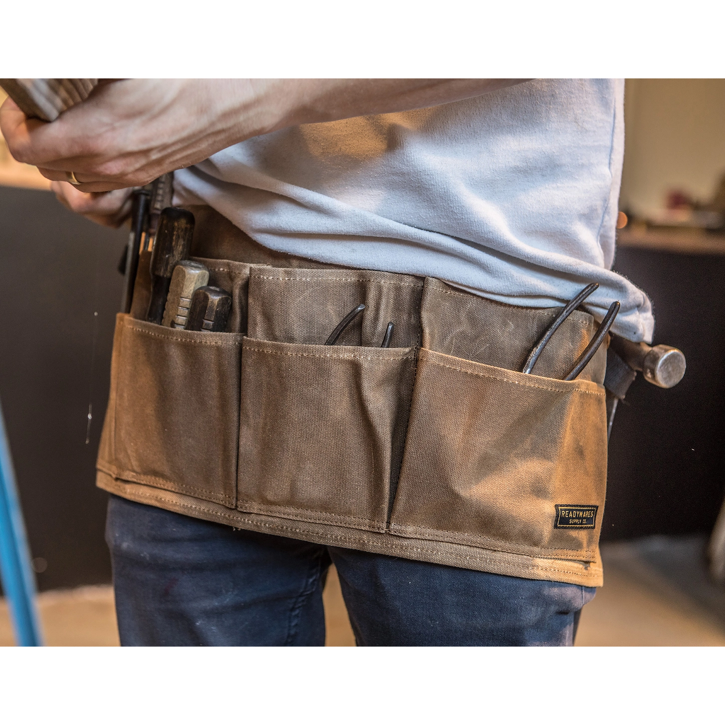 Waxed Canvas Tool Apron