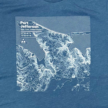 Port Jeff Topographic Tees