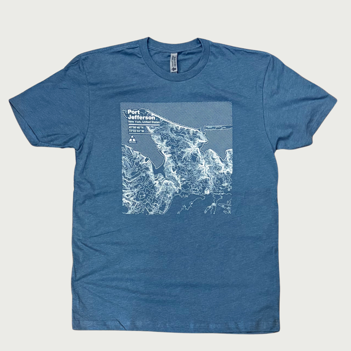 Port Jeff Topographic Tees