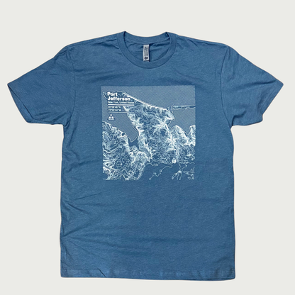 Port Jeff Topographic Tees