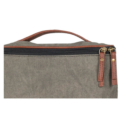 Upcycled Canvas Dopp Kit