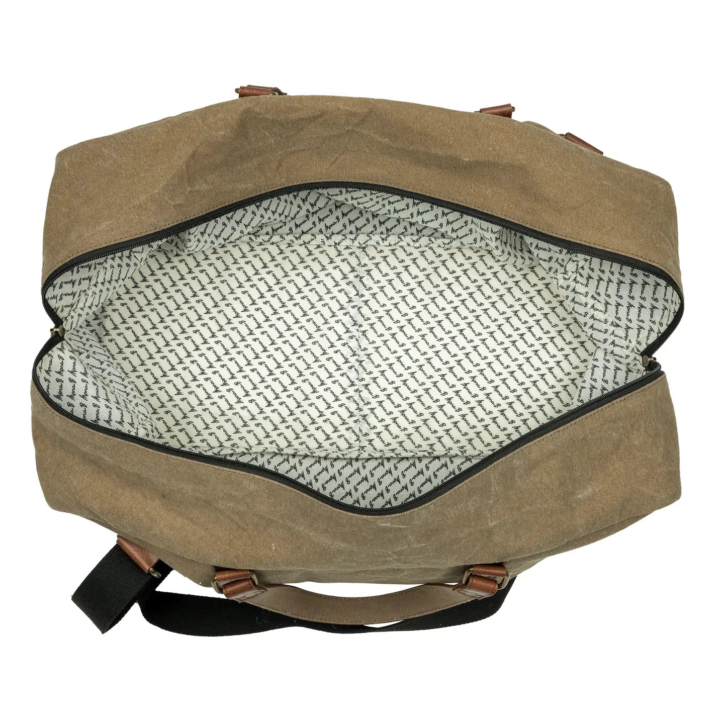 Upcycled Canvas Duffle Bag