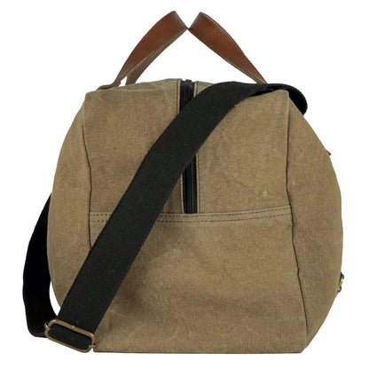 Upcycled Canvas Duffle Bag
