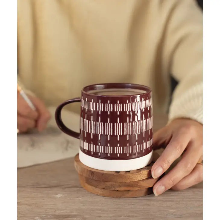 9 oz Burgundy Mug